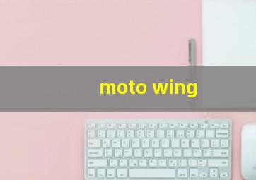 moto wing